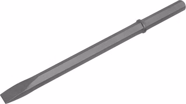 Loops Steel Impact Chisel in Grey, 1 1/4 inch Hex Shank, 35 x 620 mm