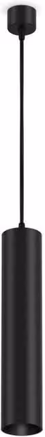 Maytoni Focus Slim Pendant Ceiling Light in Black with GU10 Bulb Compatibility