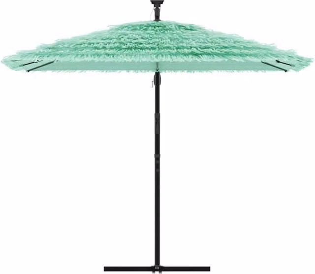 Berkfield Home Durable Green Garden Parasol with Steel Central Pole, W/D/H: 269 x 269 x 235 cm – 1