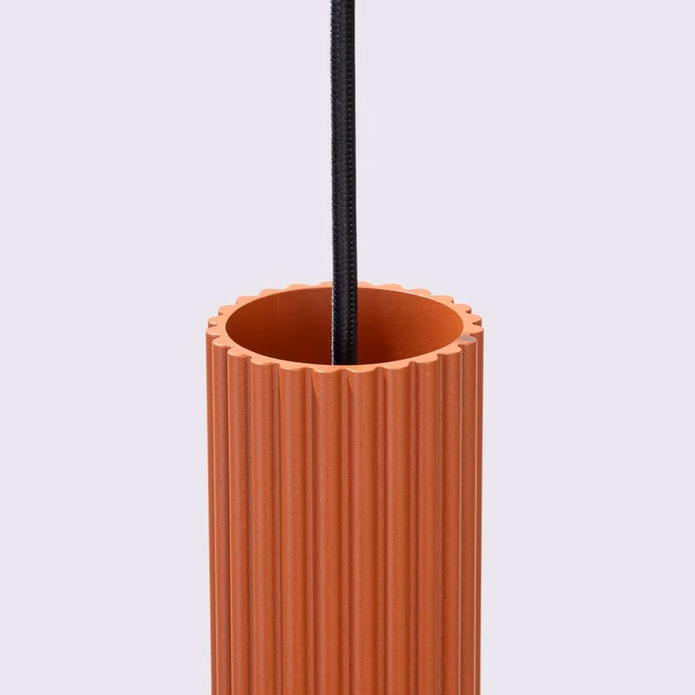 Sollux Lighting Minimalist Karbon Pendant Lamp, Red, W/D/H: 90 x 30 x 6.5 cm – 3