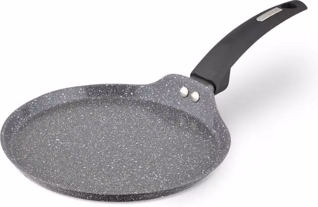 Tower Cerastone Black Ceramic Crepe Pan, 25 cm