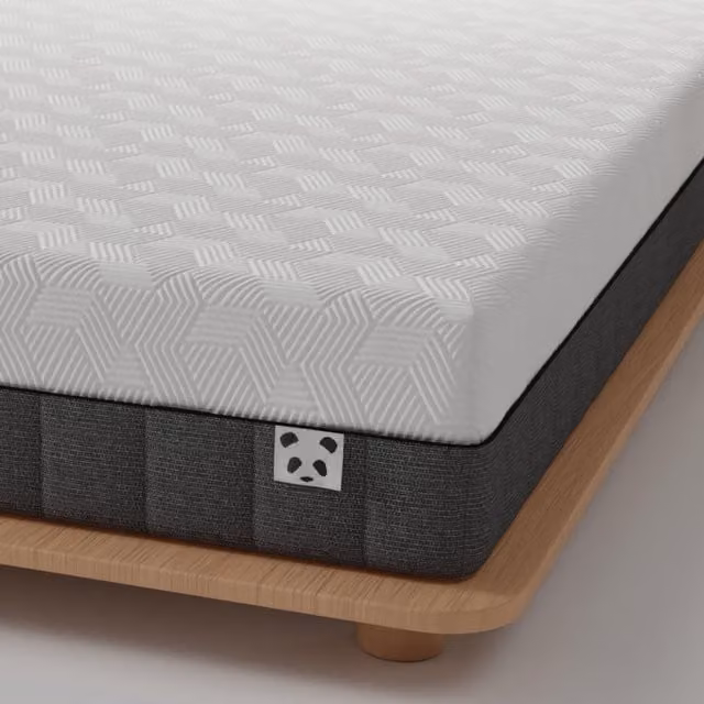 Panda London Hybrid Bamboo Mattress in White, W/D/H: 180 x 200 cm