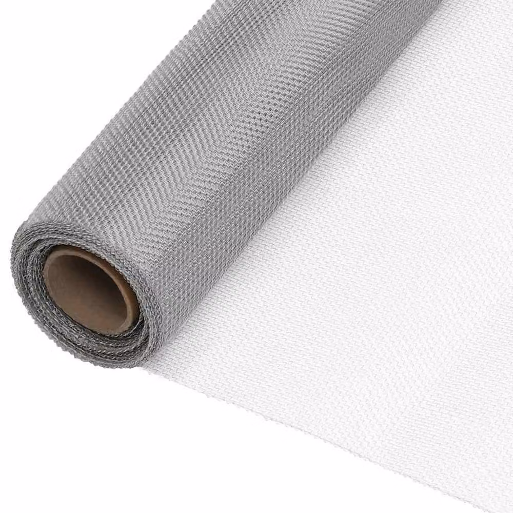 Berkfield Home Stainless Steel Mesh Screen, Silver, W: 112 cm, H: 2000 cm – 2