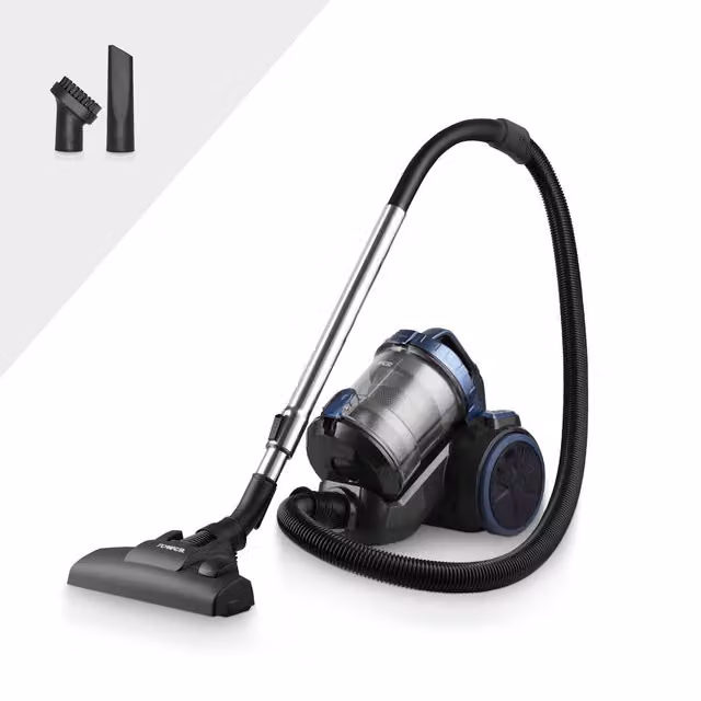Tower TXP10 1.5L Bagless Cylinder Vacuum Cleaner with HEPA Filter and Pet Hair Function, Blue
