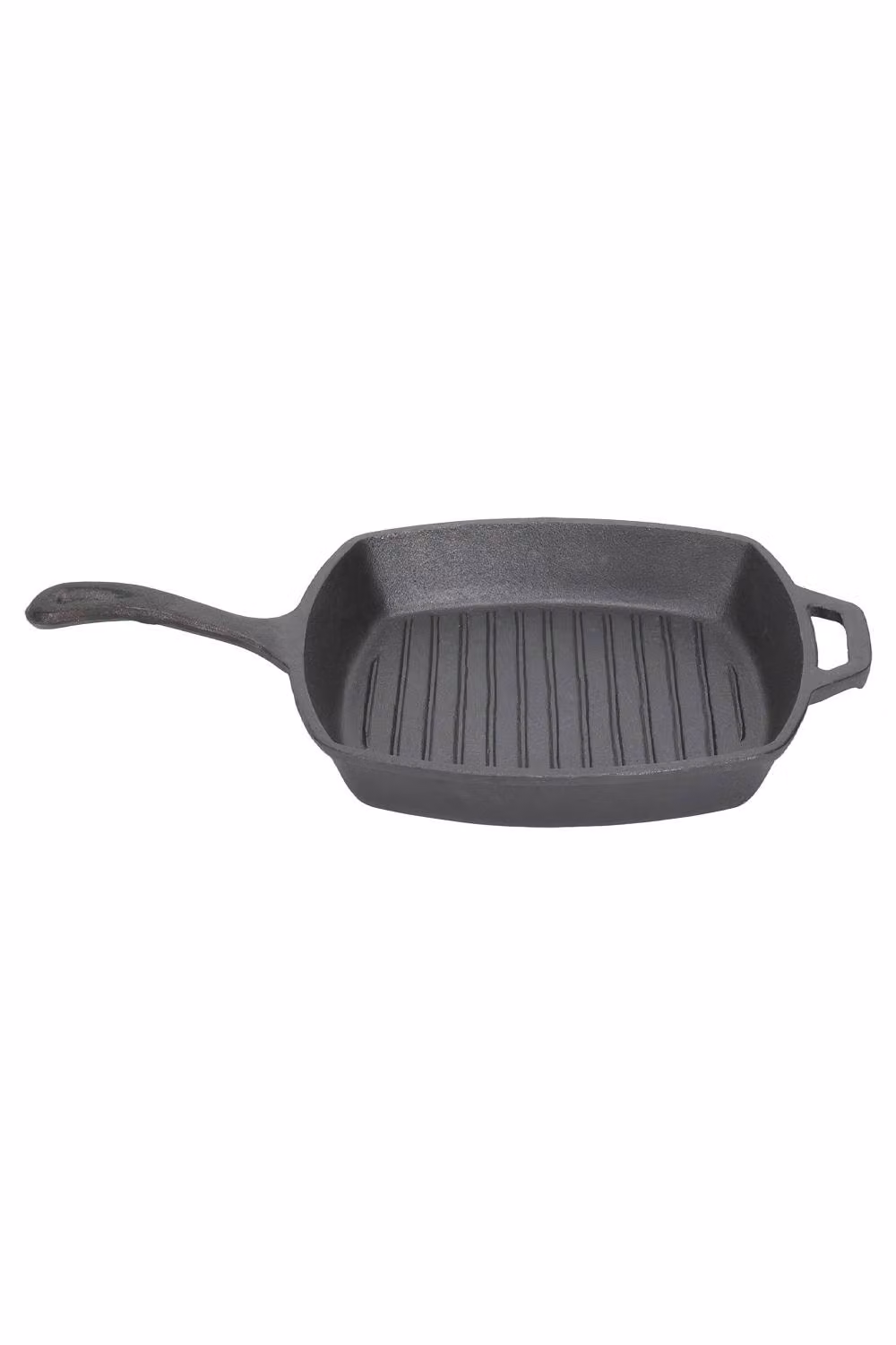 Garden Sanctuary Rectangular Uncoated Cast Iron Grill Pan in Black – 3