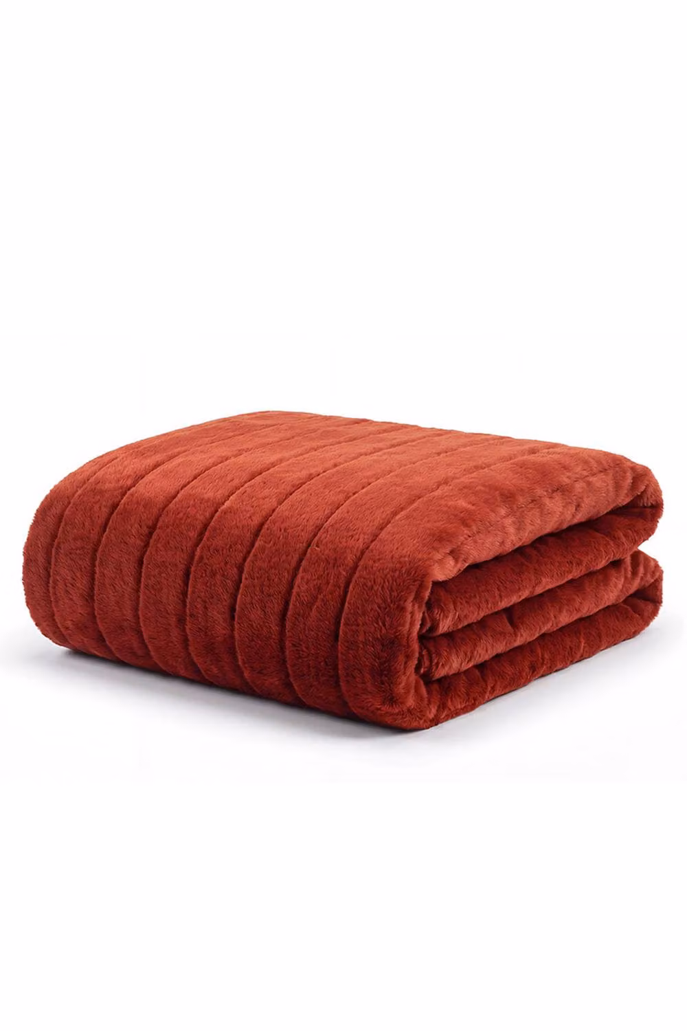 Deyongs Hockley Supersoft Faux Quilted Throw in Orange, W: 150 cm, L: 200 cm – 2