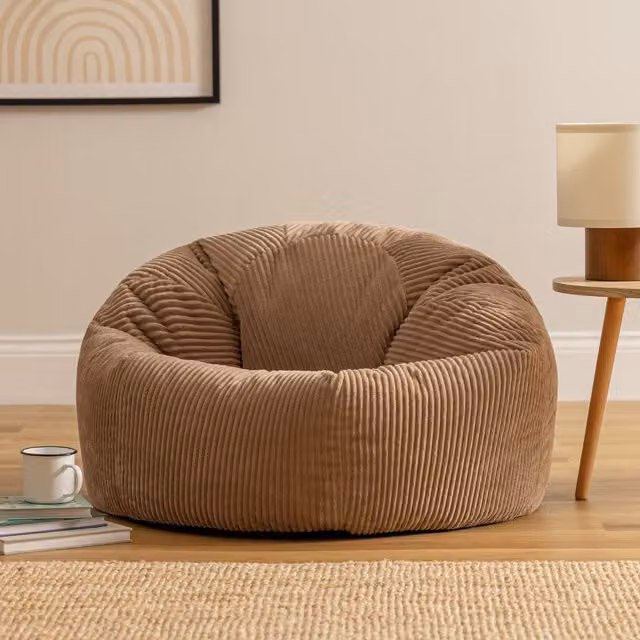 icon Kingston Corduroy Bean Bag in Brown