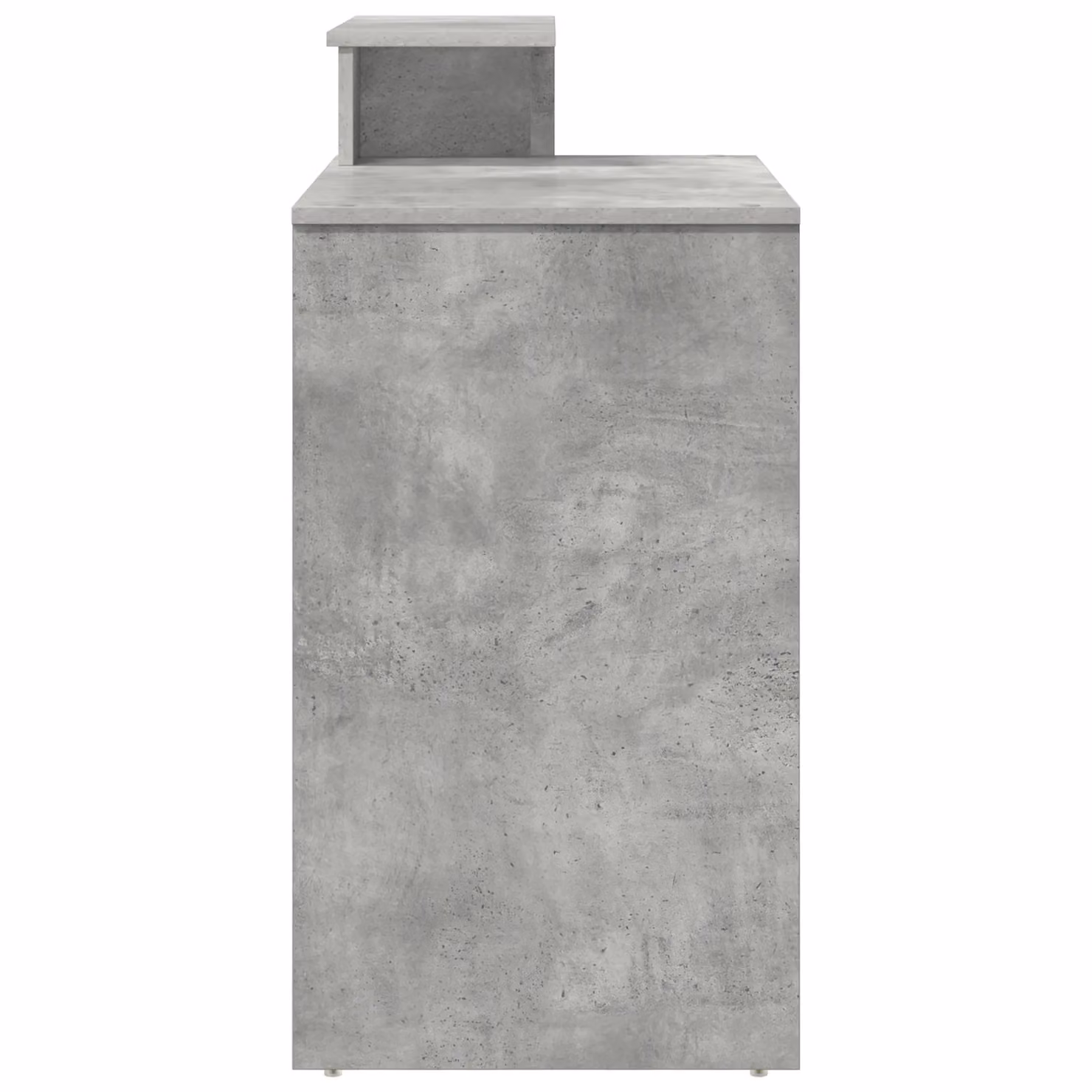 Berkfield Modern Writing Desk with Storage in Concrete Grey, W/D/H: 120.5 x 44 x 88.5 cm – 3