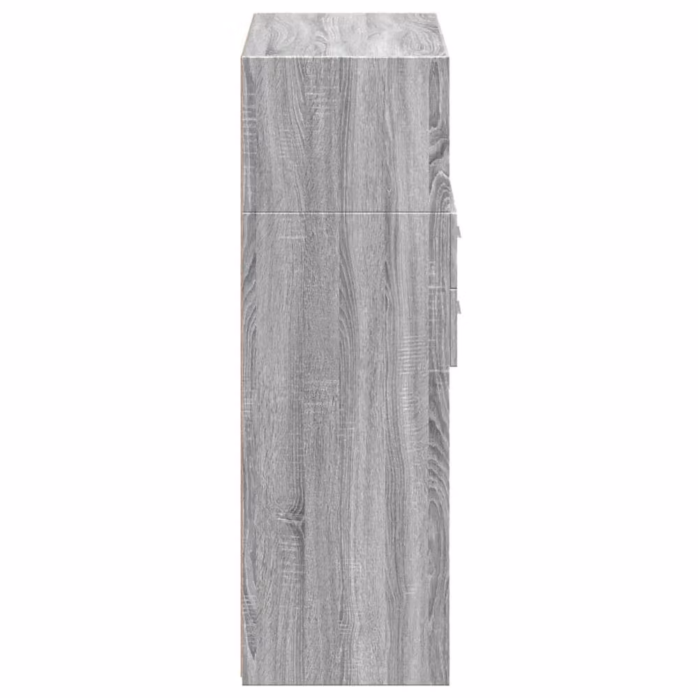 Berkfield Home Grey Sonoma Highboard W/D/H: 80 x 42.5 x 124 cm – 3