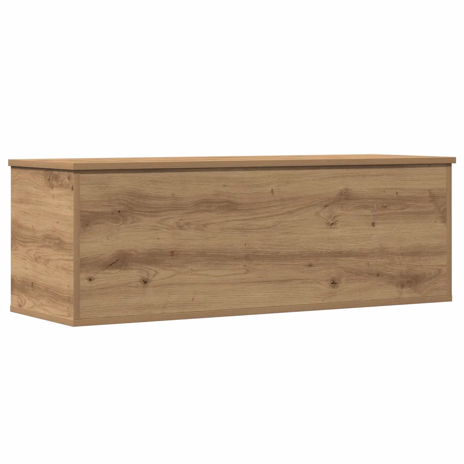 Berkfield Home Artisan Oak Storage Box in Brown, W/D/H: 102 x 35 x 35 cm – 2