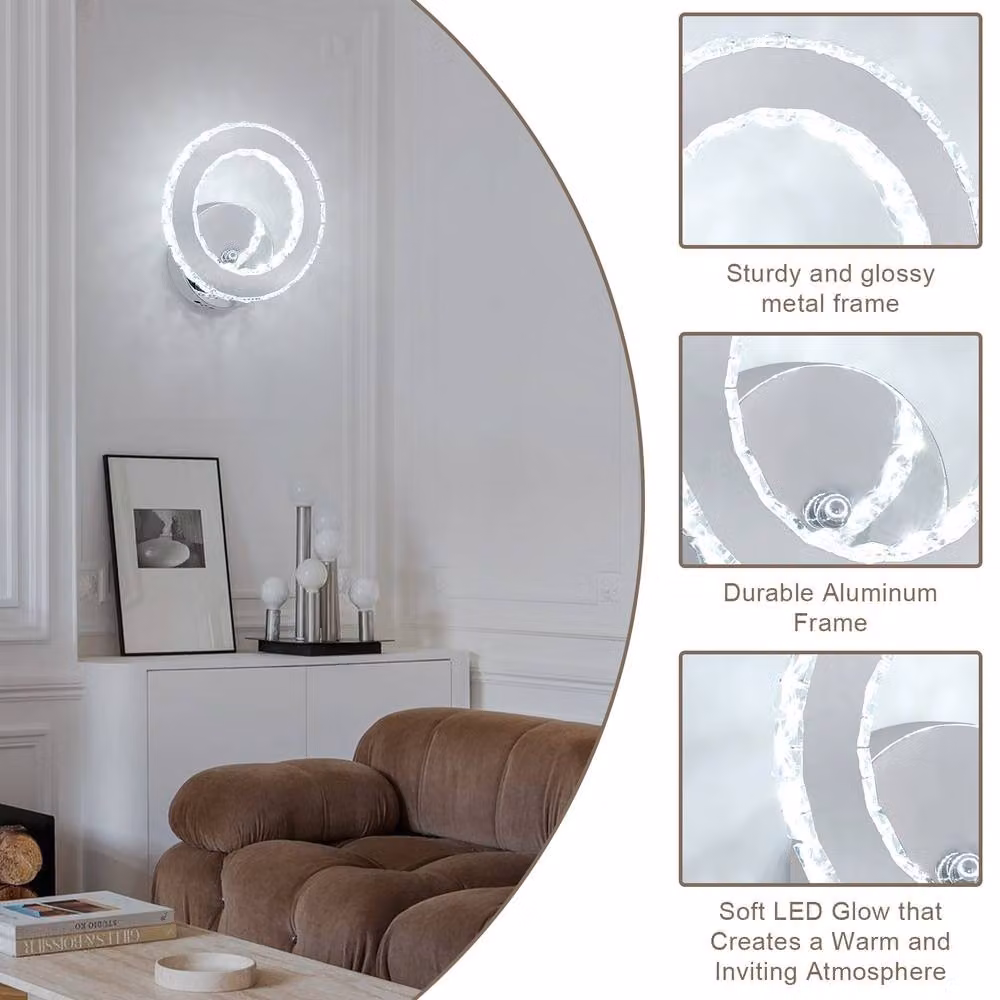 Pheashine Modern Round LED Ceiling Light, 16W, Black and Silver, 6500K Cool White, Diameter: 27 cm – 2