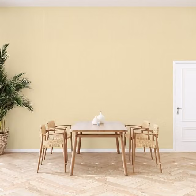 SK Filson Striped Abstract Wallpaper in Gold and Blue, Washable Textile Effect Roll