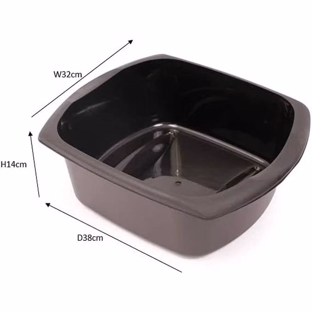 Addis Spetlek Rectangular Washing Up Bowl 9.5L in Soft Black – 2