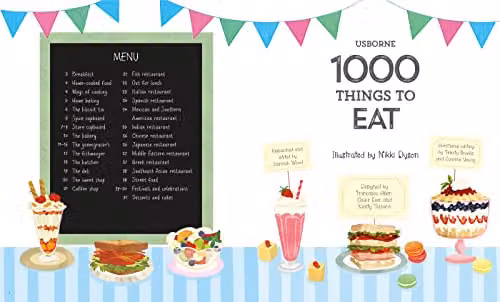 Usborne 1000 Things to Eat (1000 Pictures) Multicolour Paper Book – 2