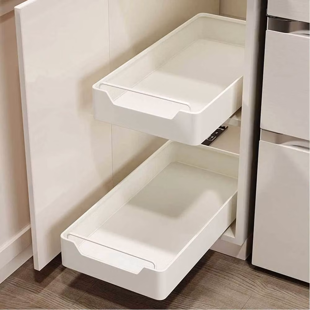 EONLION White Metal Pull Out Kitchen Drawer W/D/H: 20 x 43 x 1 cm – 3