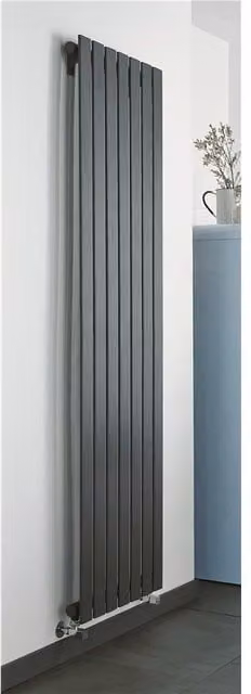 Clifton Anthracite Vertical Single Panel Radiator H 180 cm x W 55 cm – 1