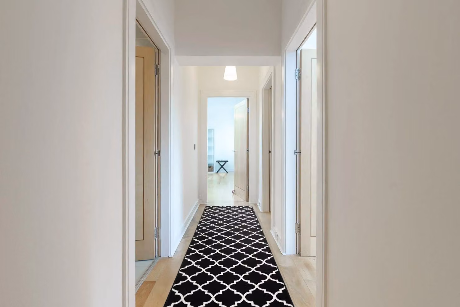 RugsX Bcf Morad Moroccan Runner in Black, W: 60 cm, L: 310 cm – 4