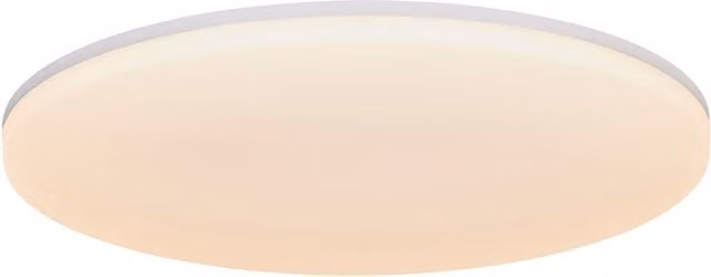 Nordlux Vic LED Ceiling Light, White Plastic, 3000k Warm White, Diameter: 22 cm