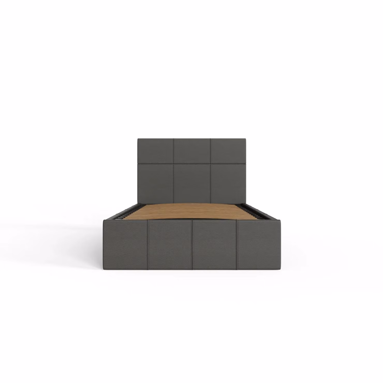 GFW Single Side Lift Ottoman Storage Bed in Dark Grey – 3