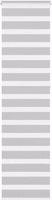 Berkfield Home Zebra Blind in Grey Polyester, W: 65 cm, H: 230 cm