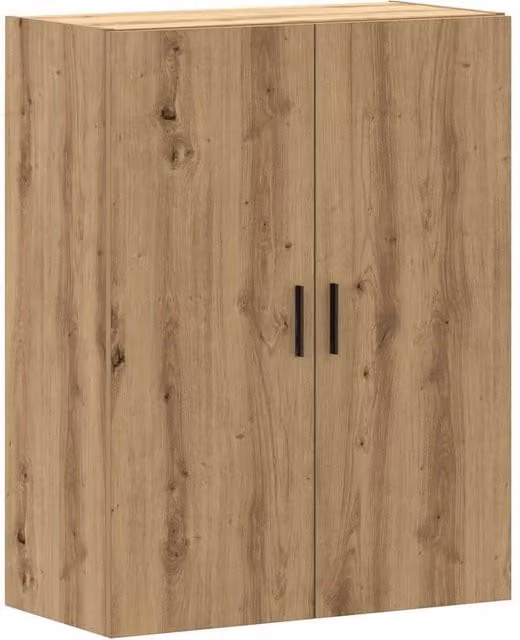 Berkfield Home Artisan Oak Wall Mounted Cabinet, Brown, W: 69.5 cm, D: 34 cm, H: 90 cm