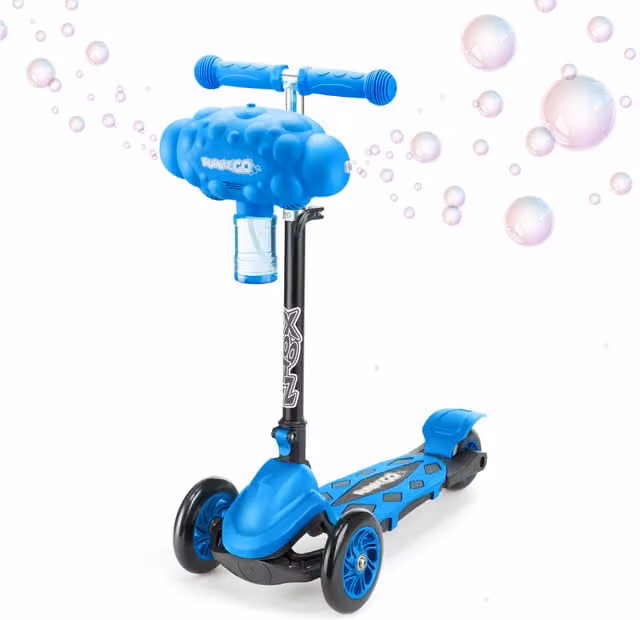 Xootz Blue Bubble Go Foldable Electric Scooter in Blue