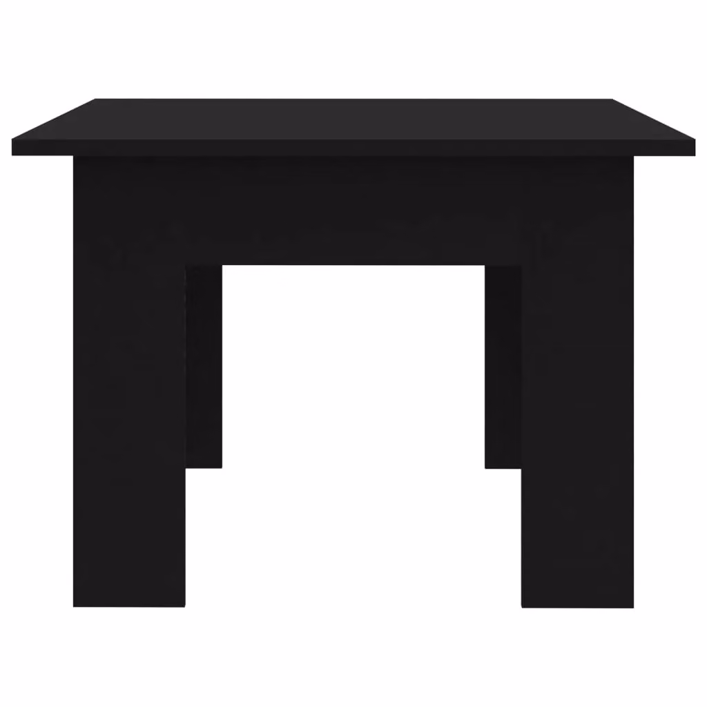 Berkfield Home Modern Black Rectangular Coffee Table, W/D/H: 100 x 60 x 42 cm – 3
