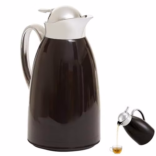 Orsina Multipurpose Black and Silver Vacuum Thermos Jug
