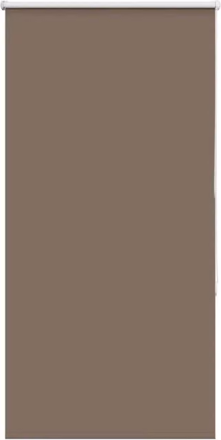 Berkfield Home Blackout Roller Blind in Brown Coffee, Thermal Insulating Polyester, W: 85 cm, H: 130 cm