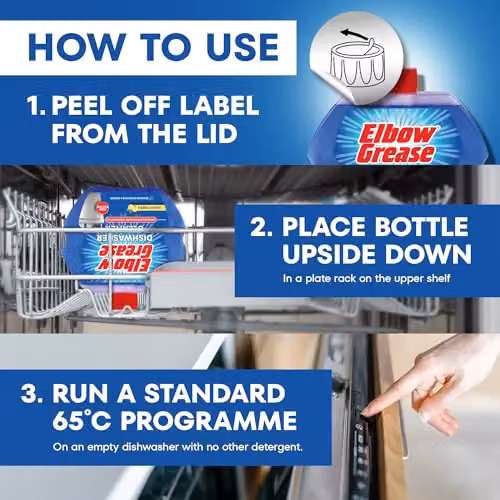 Elbow Grease Dishwasher Cleaner Blue 250ml – 6