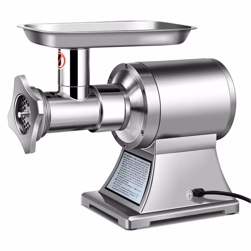 PAWNORA 3 in 1 Electric Meat Grinder and Sausage Stuffer, 750W, Silver Stainless Steel, W/D/H: 100 x 100 x 100 cm – 2