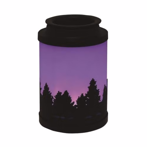 Aroma Cloudy Forest LED Colour Changing Electric Wax Melt Warmer, Multicolour