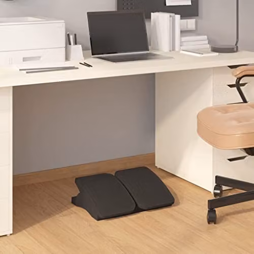 vidaXL Black Plastic Footrest W/D/H: 43.5 x 32.5 x 10.5 cm – 2