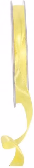 KDMD Light Yellow Satin Ribbon, 10mm, 3 Pack