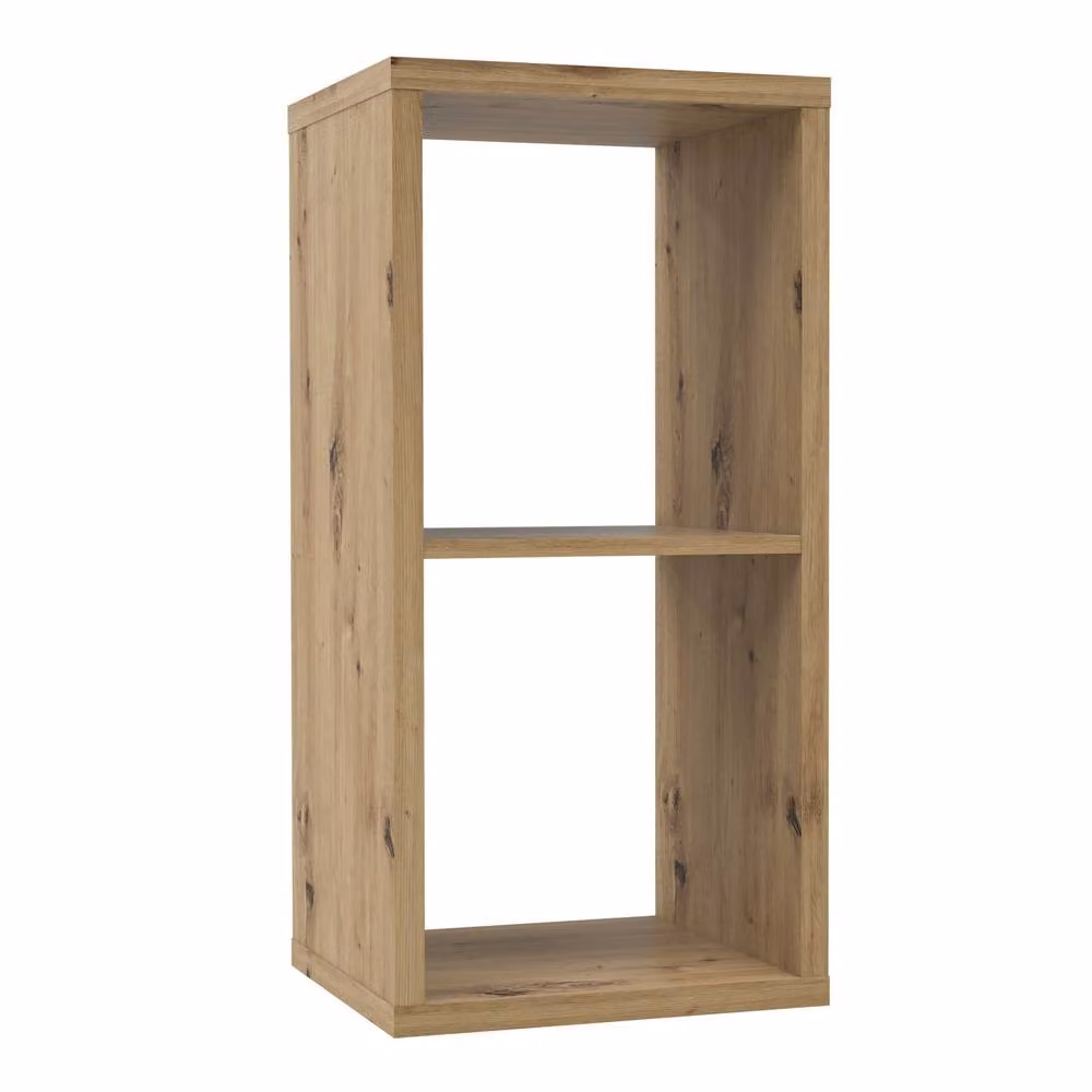 Wyld Haus Mauro 1 Shelf Storage Unit in Artisan Oak, Natural, W/D/H: 72.8 x 32.9 x 39.5 cm – 2