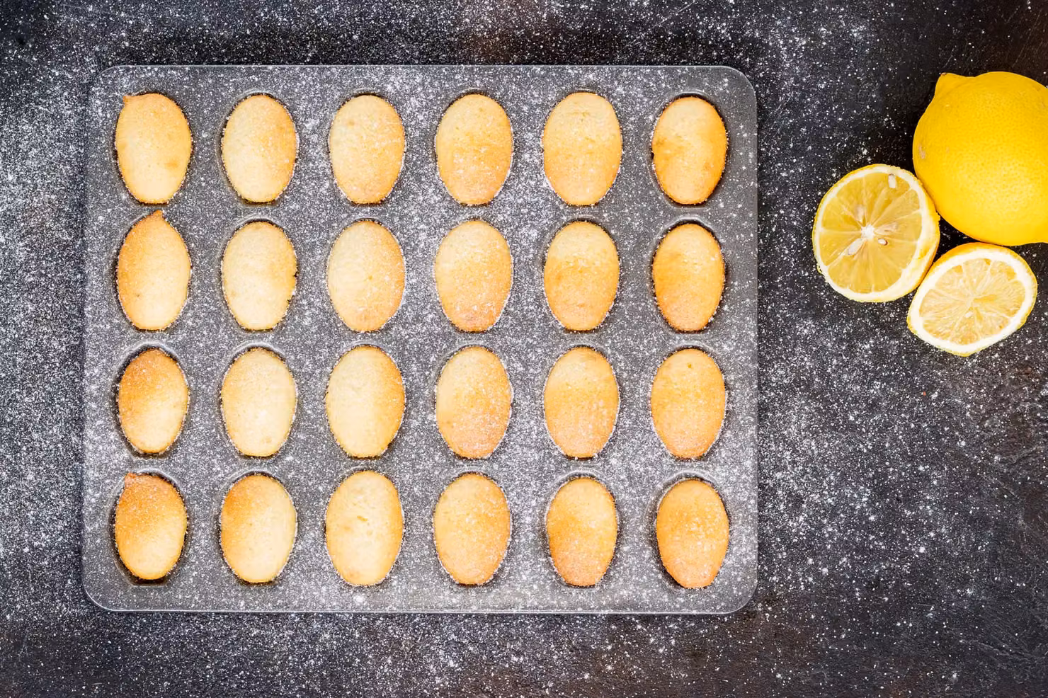 MasterClass Non-Stick 24 Hole Mini Madeleine Tray in Black, Carbon Steel, 27 x 21 cm – 5
