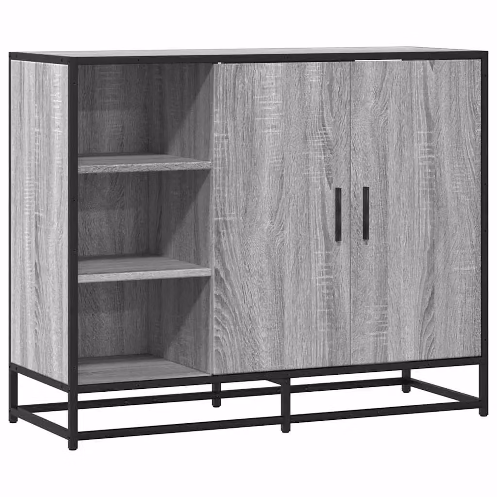 Berkfield Home Grey Sonoma Sideboard W/D/H: 92 x 35 x 76 cm – 2