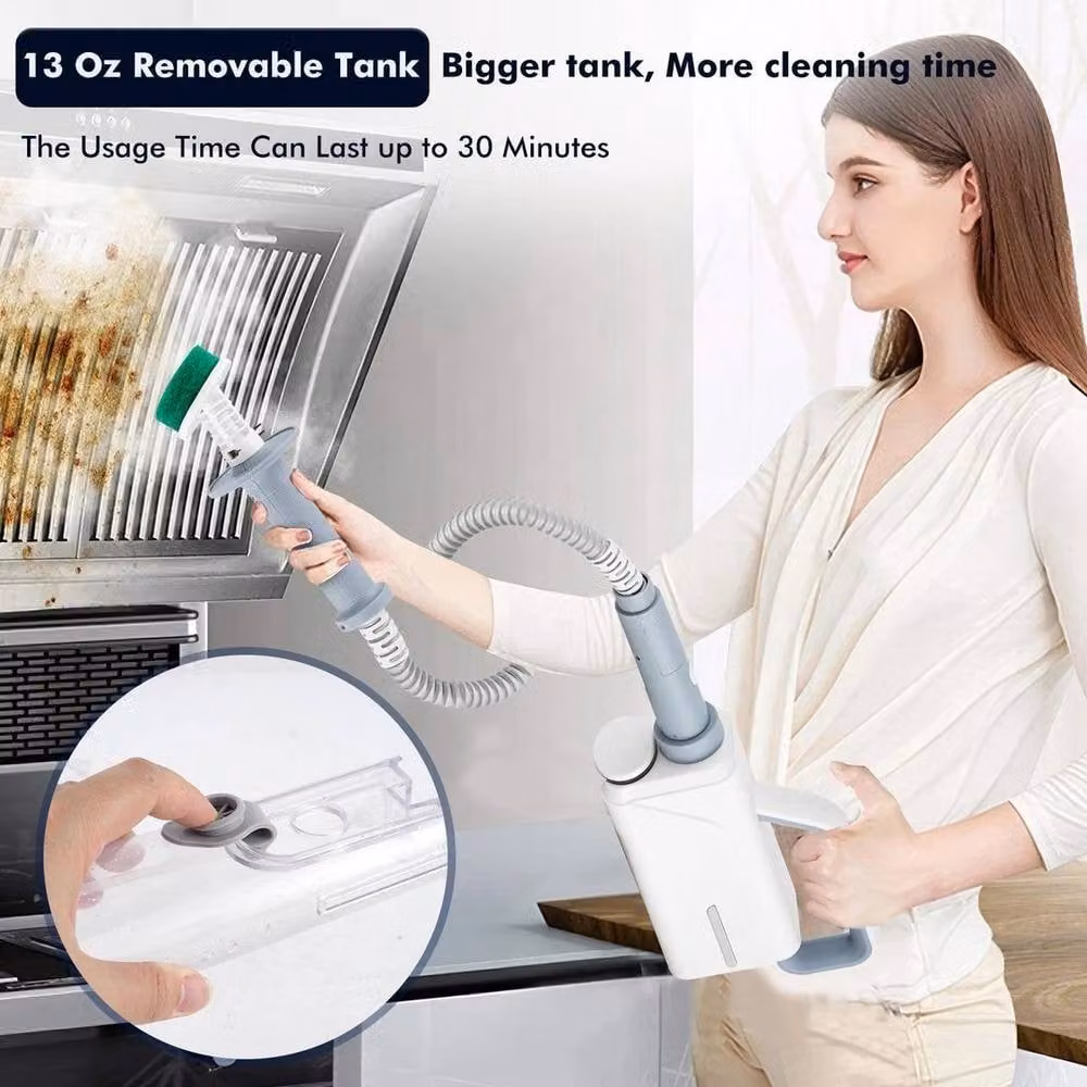EONLION 8-in-1 Handheld Steam Mop Cleaner for Floors, Carpets and Windows, White – 2