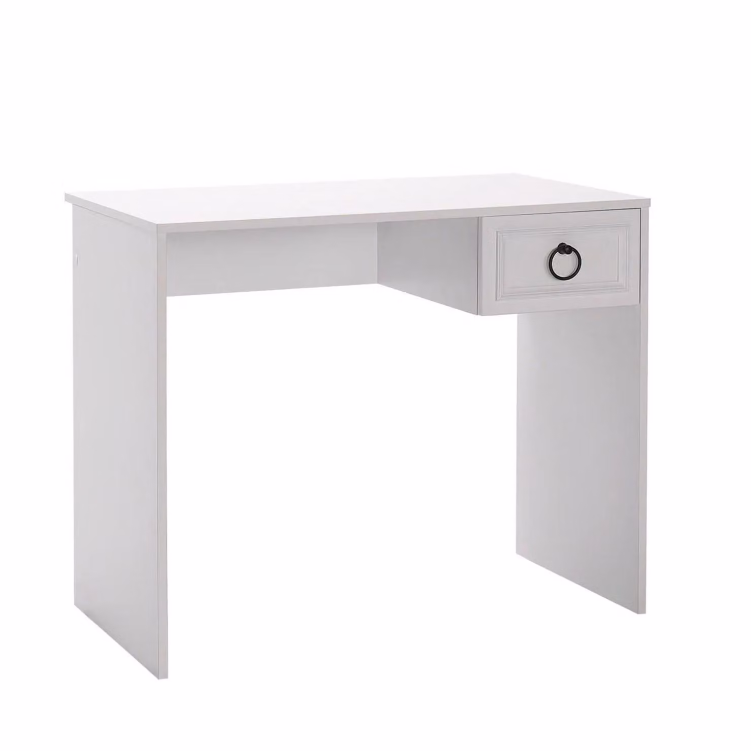 FWStyle White 1 Drawer Writing Desk for Home Office – 2