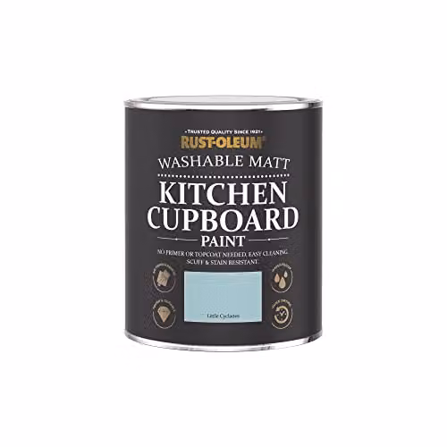 Rust-Oleum Blue Kitchen Cupboard Paint in Matt Finish, Little Cyclades, 0.75 l – 3