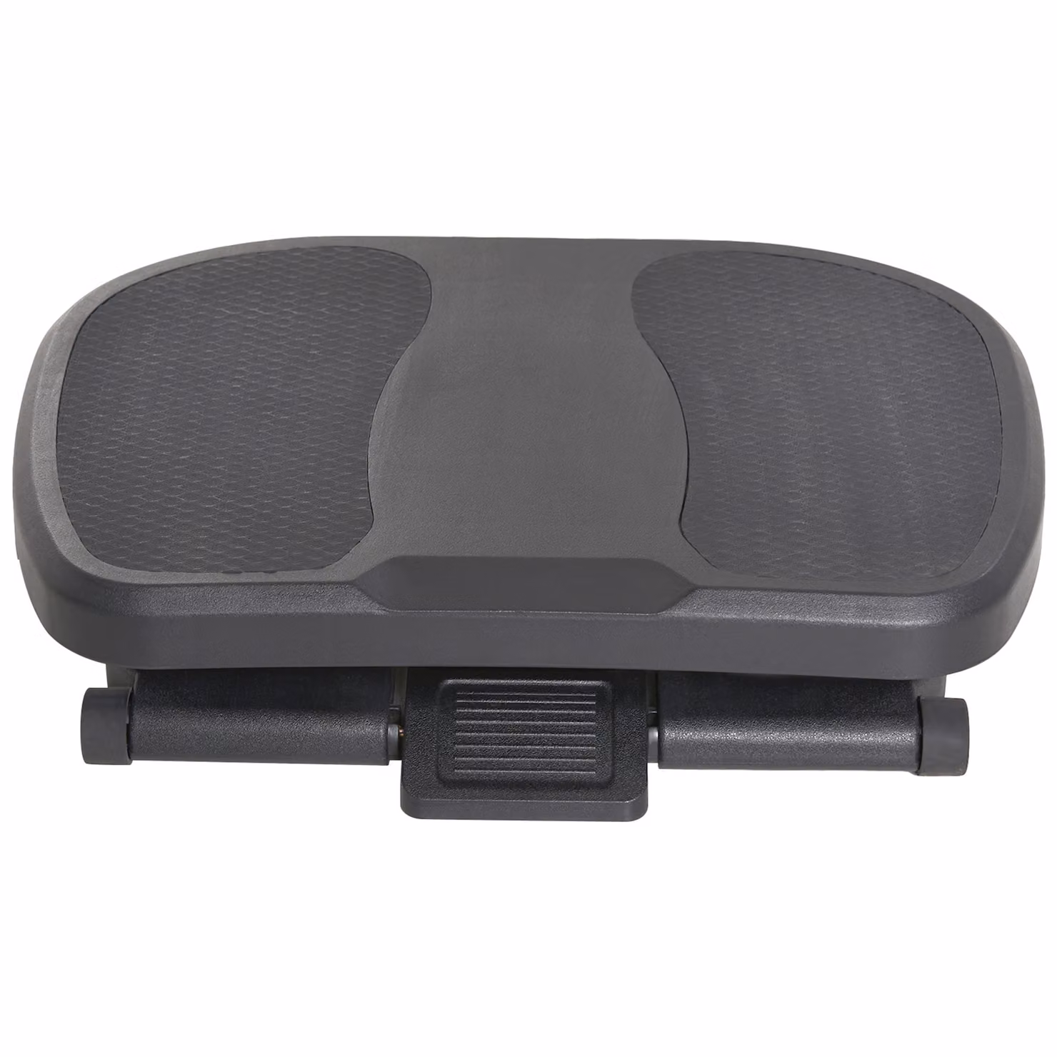 HOMCOM Adjustable Height and Angle Office Footrest in Black – 6