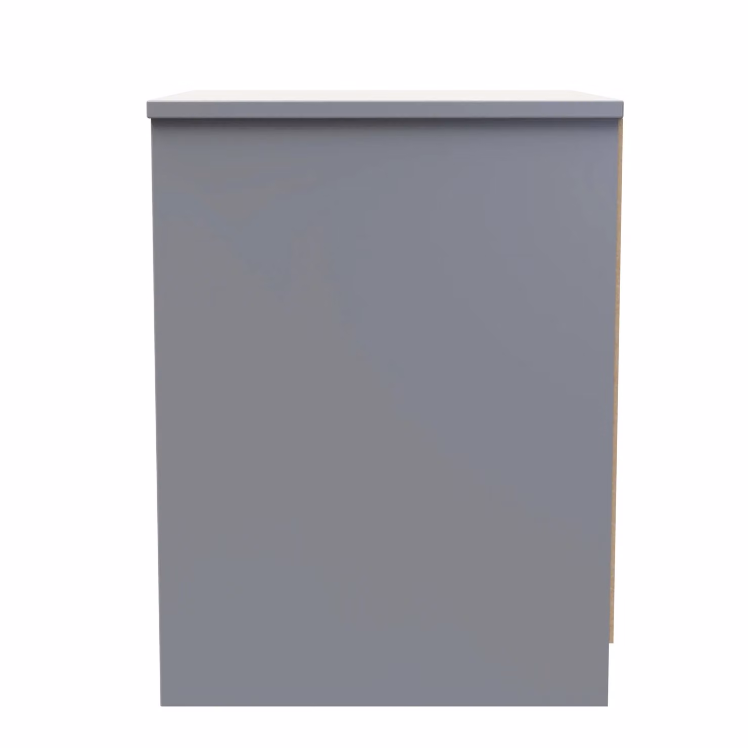 2 U Memphis Ready Assembled 2 Drawer Bedside Table in Grey, Small – 2