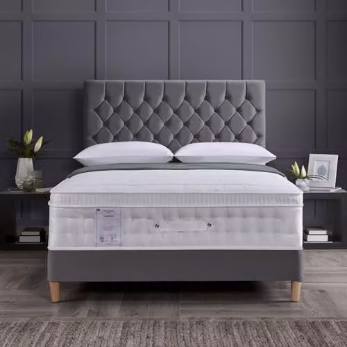 Rest Relax Caesar 1500 Hybrid Pocket Box Top Mattress, Medium Tension, White, W/D/H: 120 x 190 x 33 cm – 2