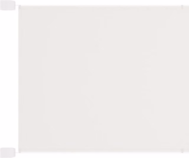 Berkfield Home Vertical Awning in White Oxford Fabric, W: 140 cm, H: 800 cm
