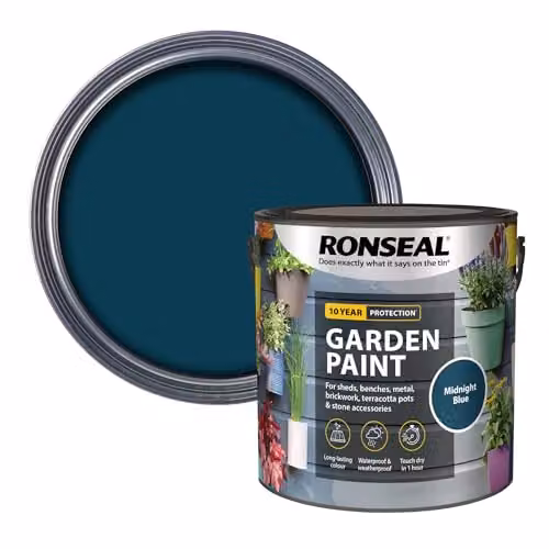 Ronseal Garden Paint Blue 2.5 Litre