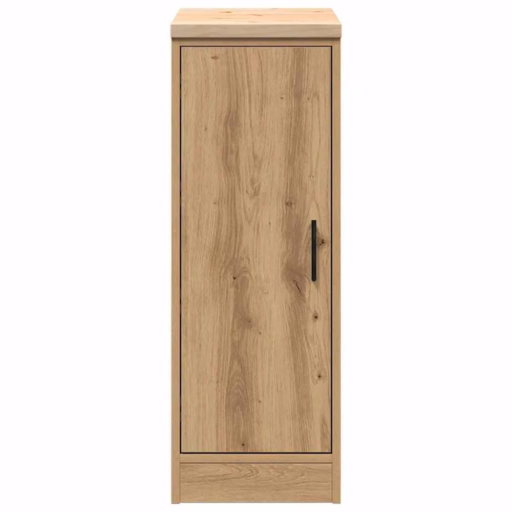 Berkfield Home Artisan Oak Garage Storage Cabinet in Brown, Solid Wood Pine, W/D/H: 30 x 51 x 85 cm – 2
