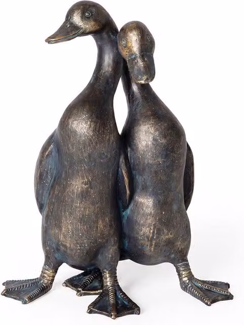 Levede Bronze Resin Duck Sculpture for Outdoor Garden and Patio Decor