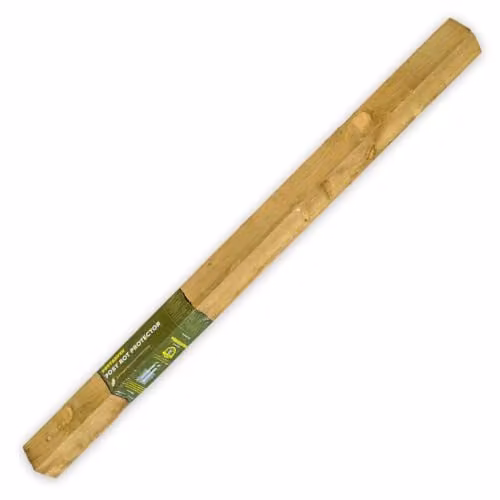 Postsaver Brown Square Wood Fence Post, W/D/H: 7.62 x 7.62 x 180 cm