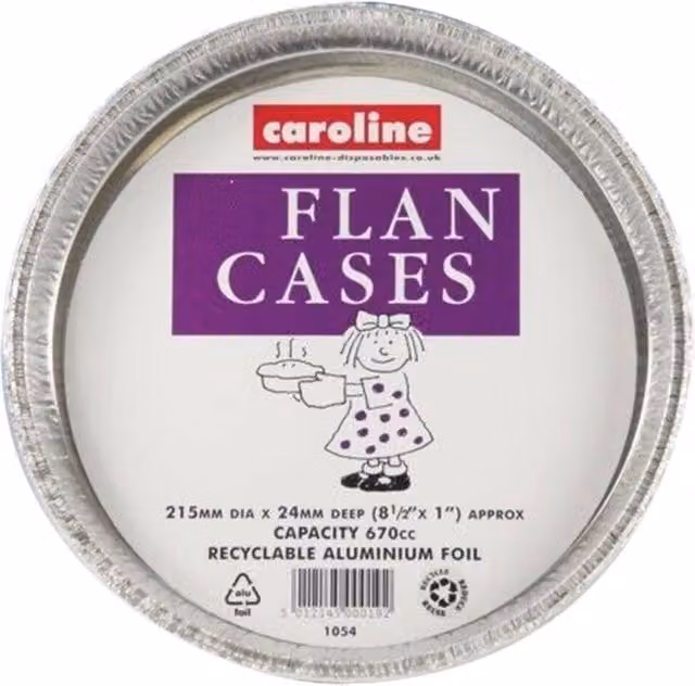 Caroline Silver Uncoated Aluminium Round Tart Tin (Pack of 5) – 1