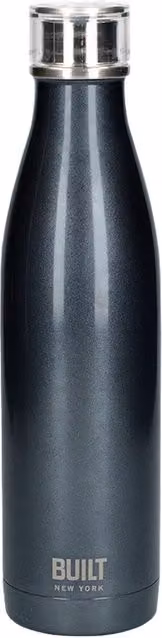 Built Vacuum Insulated Stainless Steel Water Bottle, 740ml, Grey